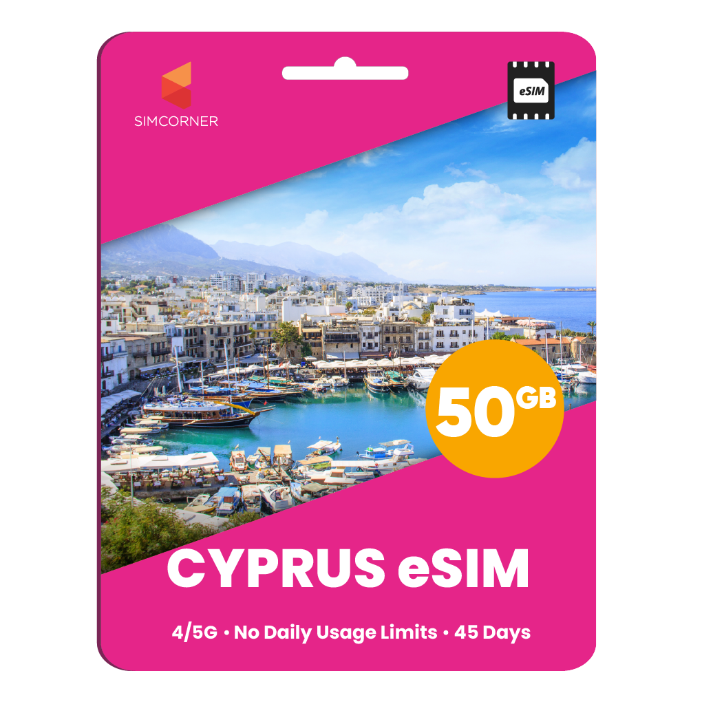 Cyprus eSIM: 50GB - 45 Days
-SimCorner