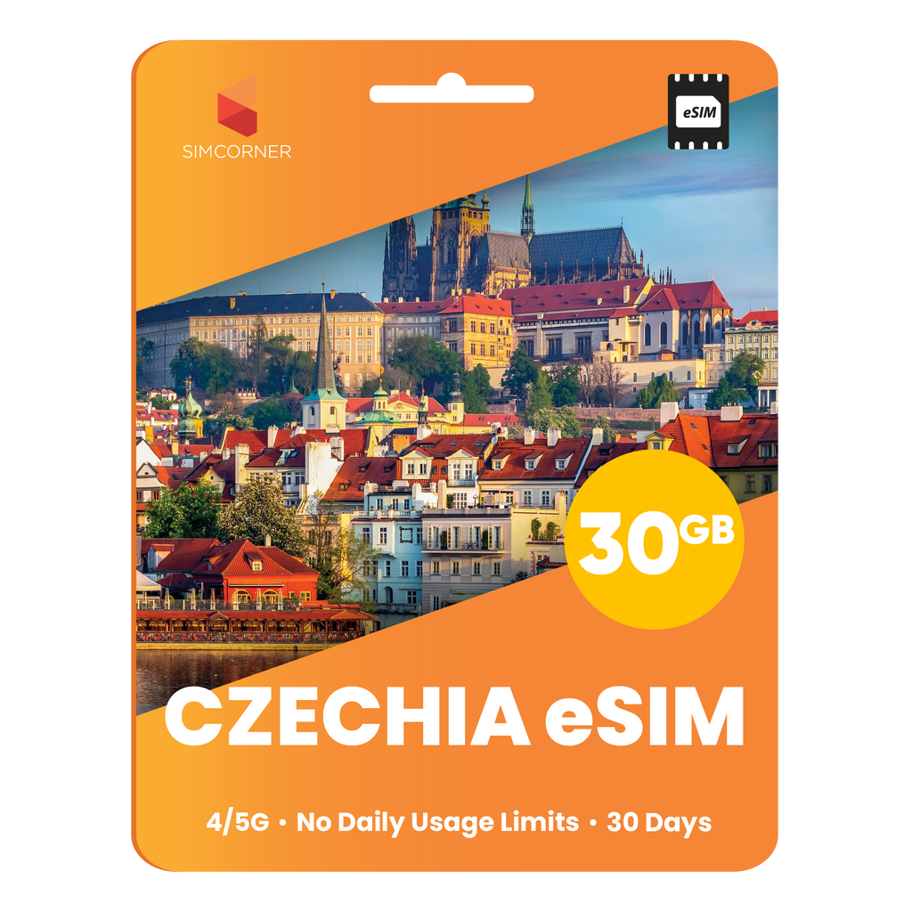 Czech Republic eSIM: 30GB - 30 Days