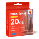 Dubai (UAE) Data SIM Card (31 Day - 20GB)