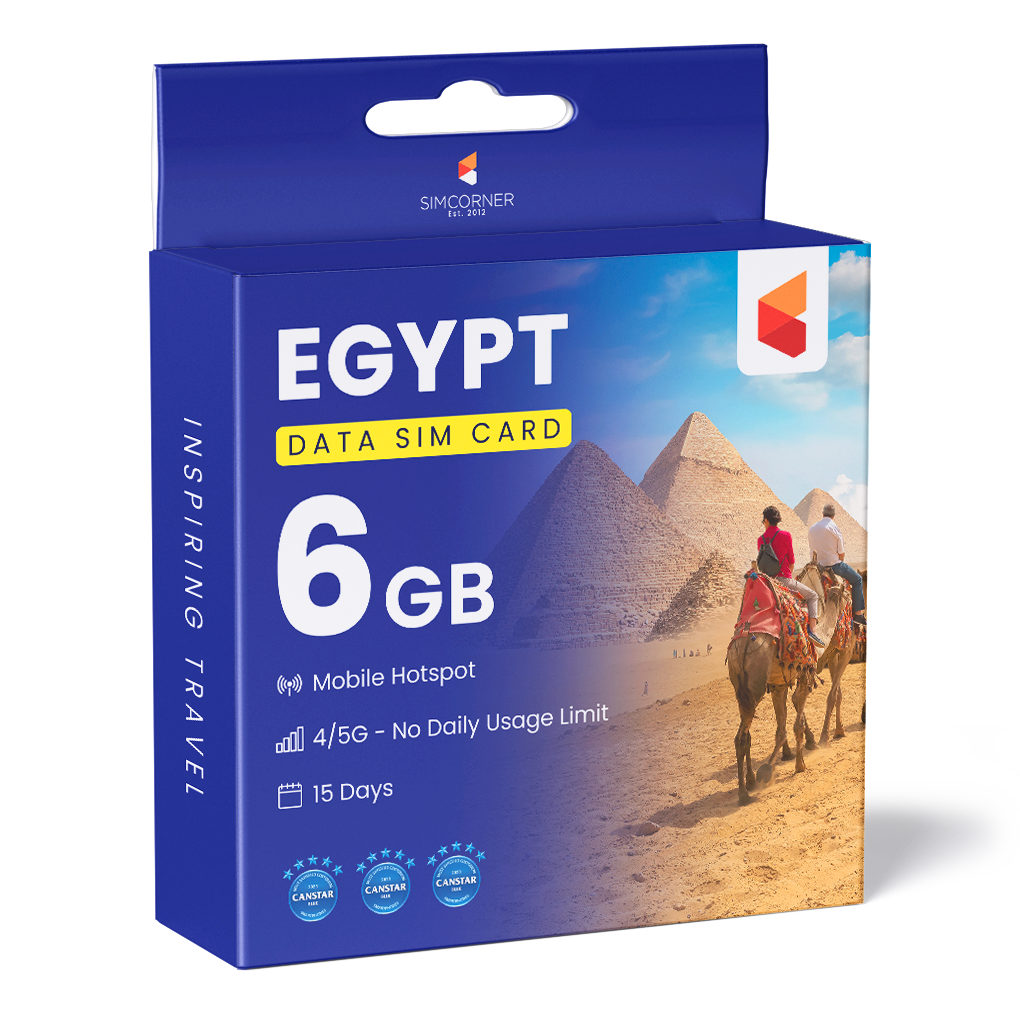 Egypt Data SIM Card (15 Day - 6GB)