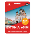Estonia eSIM: 1GB - 7 Days