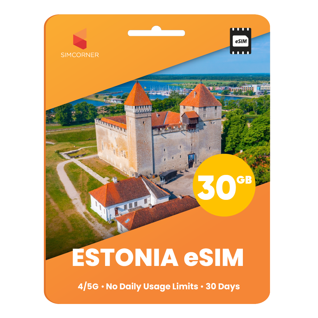 Estonia eSIM: 30GB - 30 Days