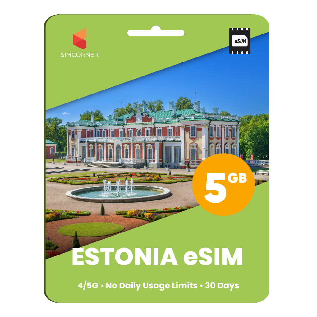 Estonia eSIM: 5GB - 30 Days