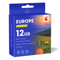 UK & Europe SIM Card