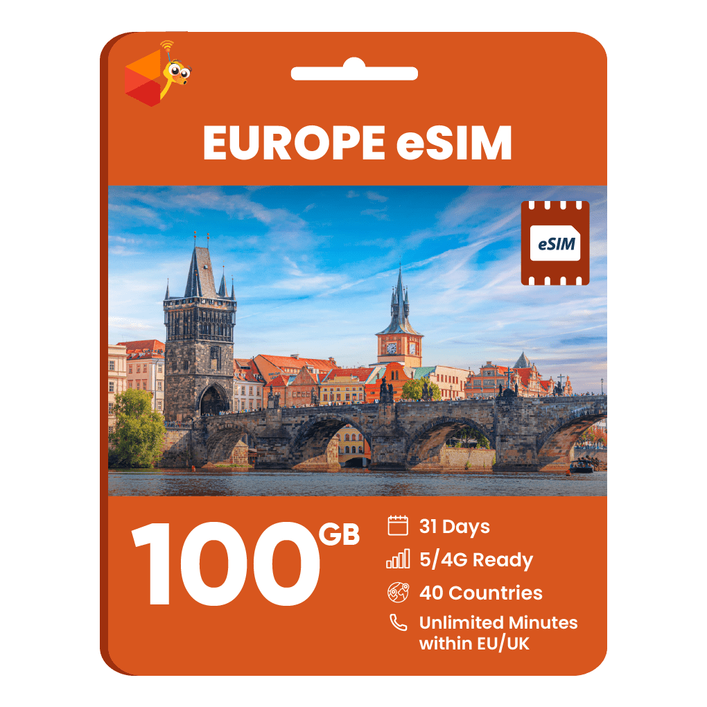[eSIM] Europe Orange (28 Days - 100GB) | SimCorner