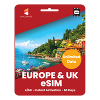 [eSIM] Europe Unlimited Data