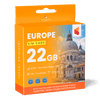 Europe & UK Data SIM Card (22GB)