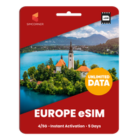 [eSIM] Europe Unlimited Data