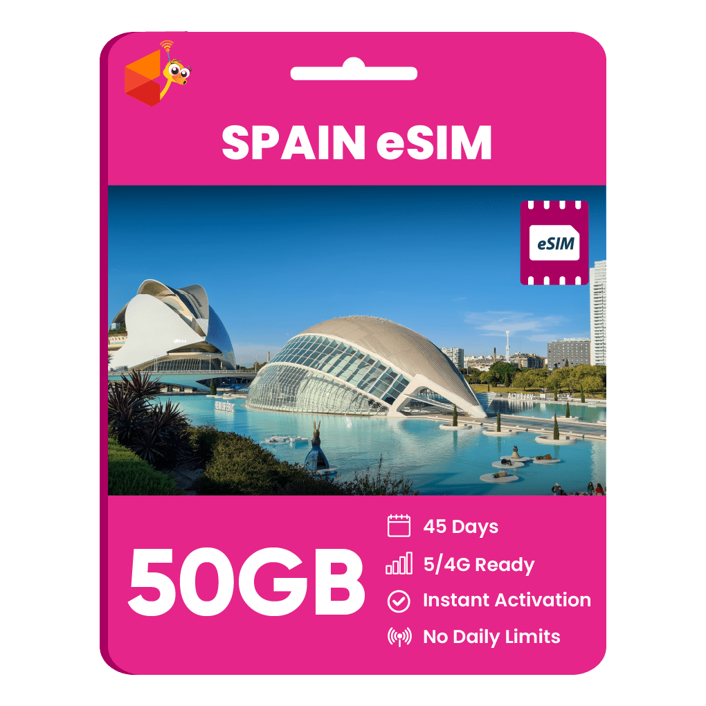 Spain Data eSIM - SimCorner