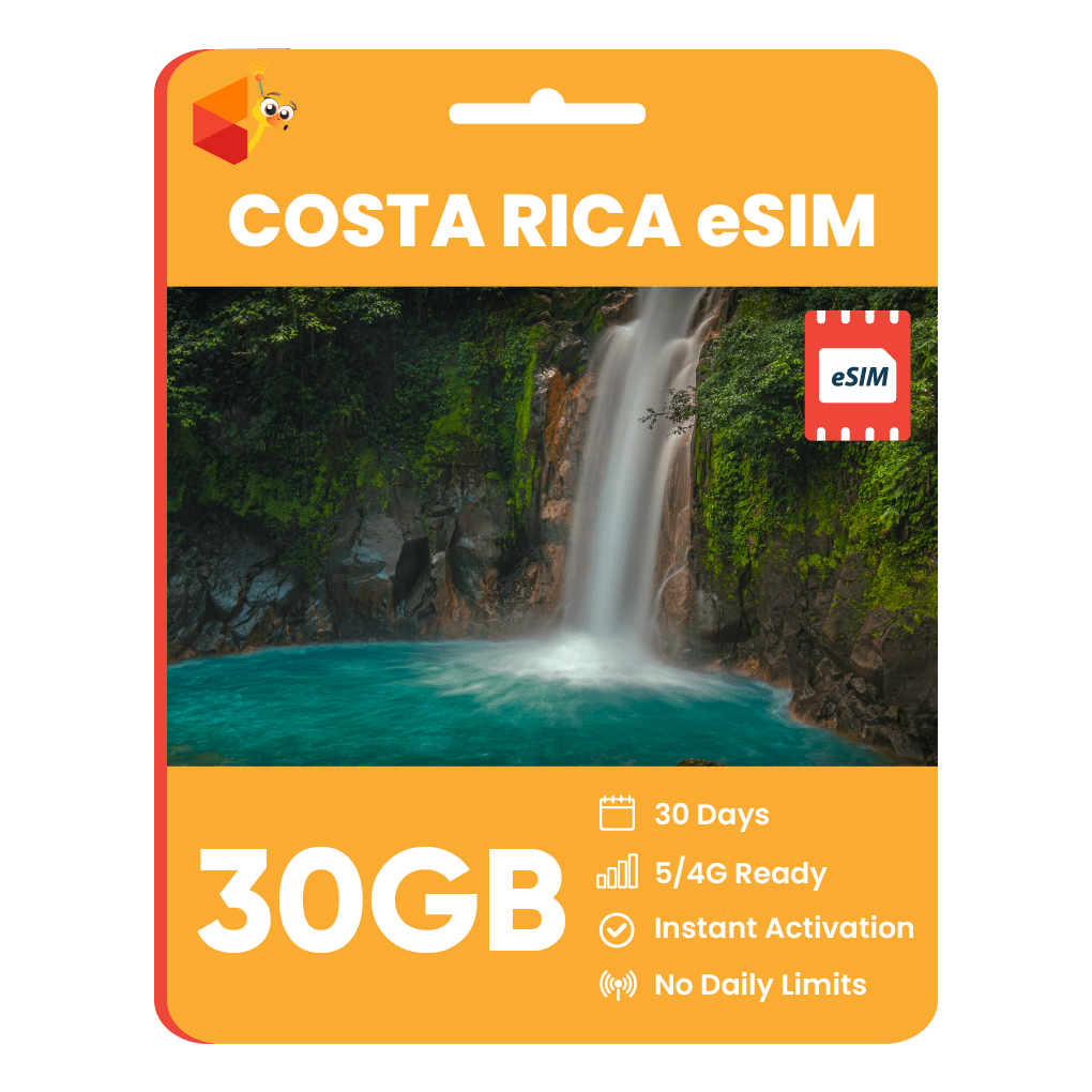 Costa Rica Data eSIM - SimCorner