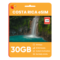 Thumbnail for Costa Rica Data eSIM - SimCorner