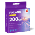Finland Travel Sim Card 200GB