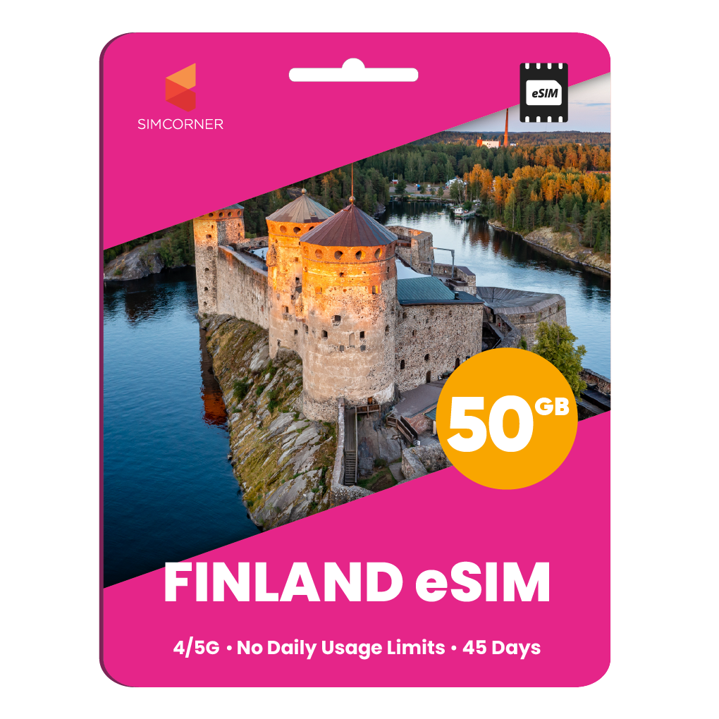 Finland eSIM: 50GB - 45 Days