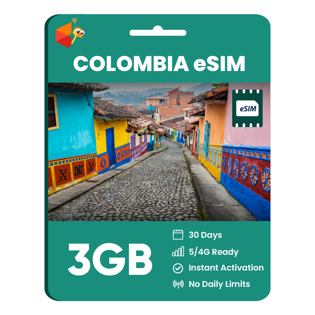 Colombia Data eSIM - SimCorner