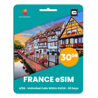 [eSIM] France eSim Card (30GB/60GB)