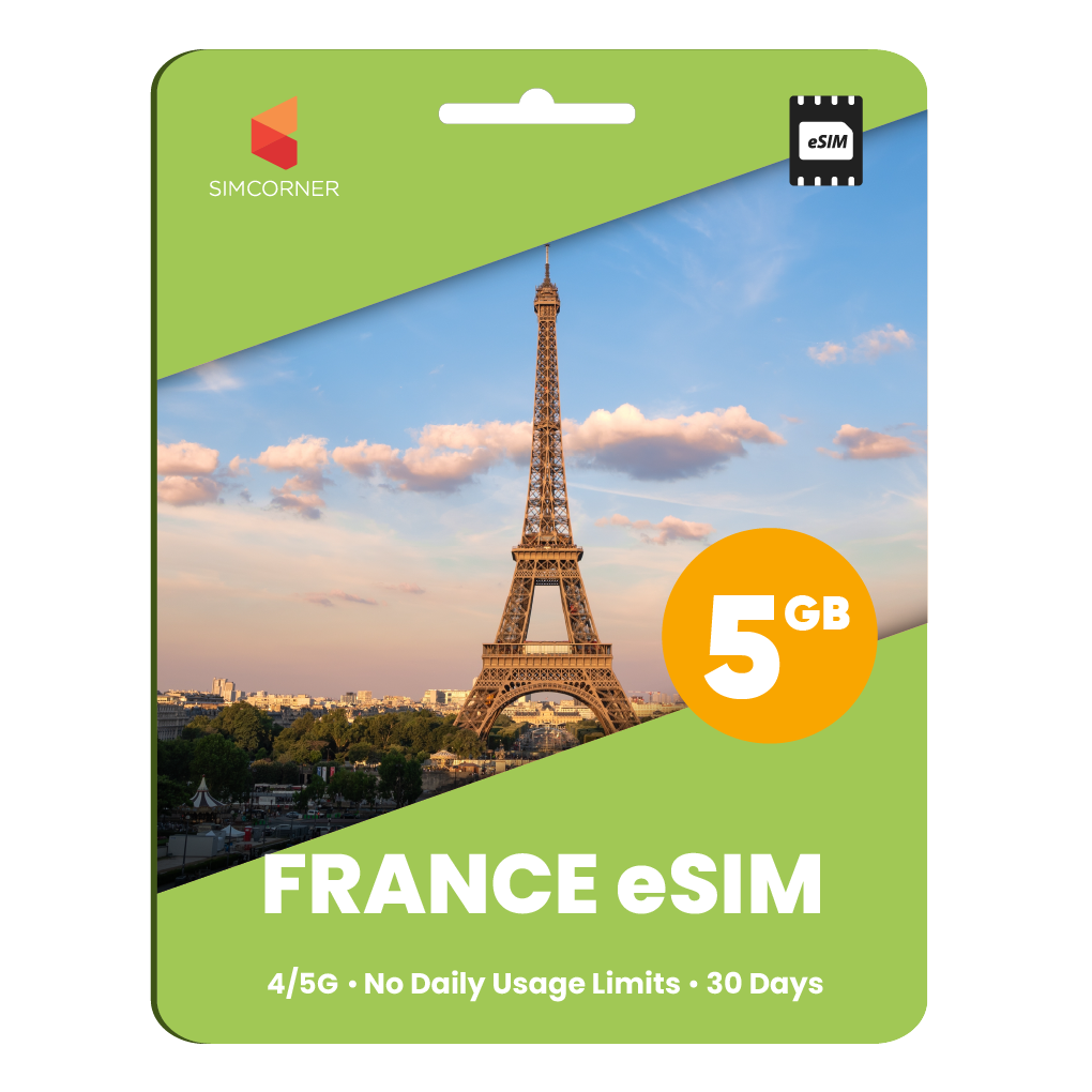 France eSIM: 5GB - 30 Days - SimCorner