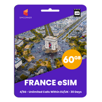 Thumbnail for [eSIM] France eSim Card (30GB/60GB)