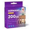 Germany Travel Sim Card 200GB