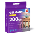Germany Travel Sim Card 200GB