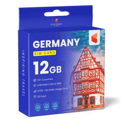Germany Travel Sim Card (12GB)