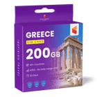 Greece Travel Sim Card 200GB