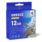 Greece Travel Sim Card (12GB)
