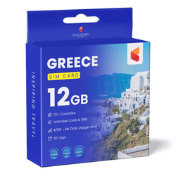 Greece Travel Sim Card (12GB)