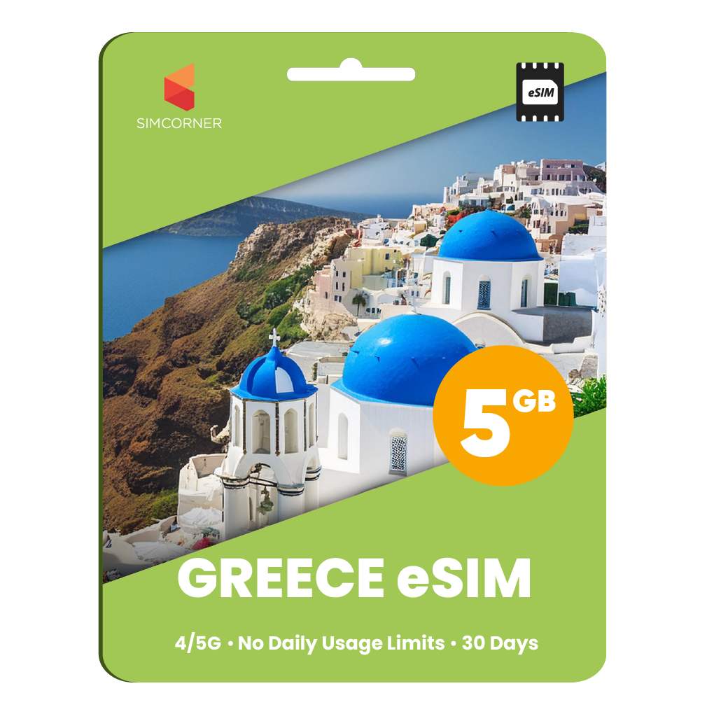 Greece eSIM: 5GB - 30 Days - SimCard