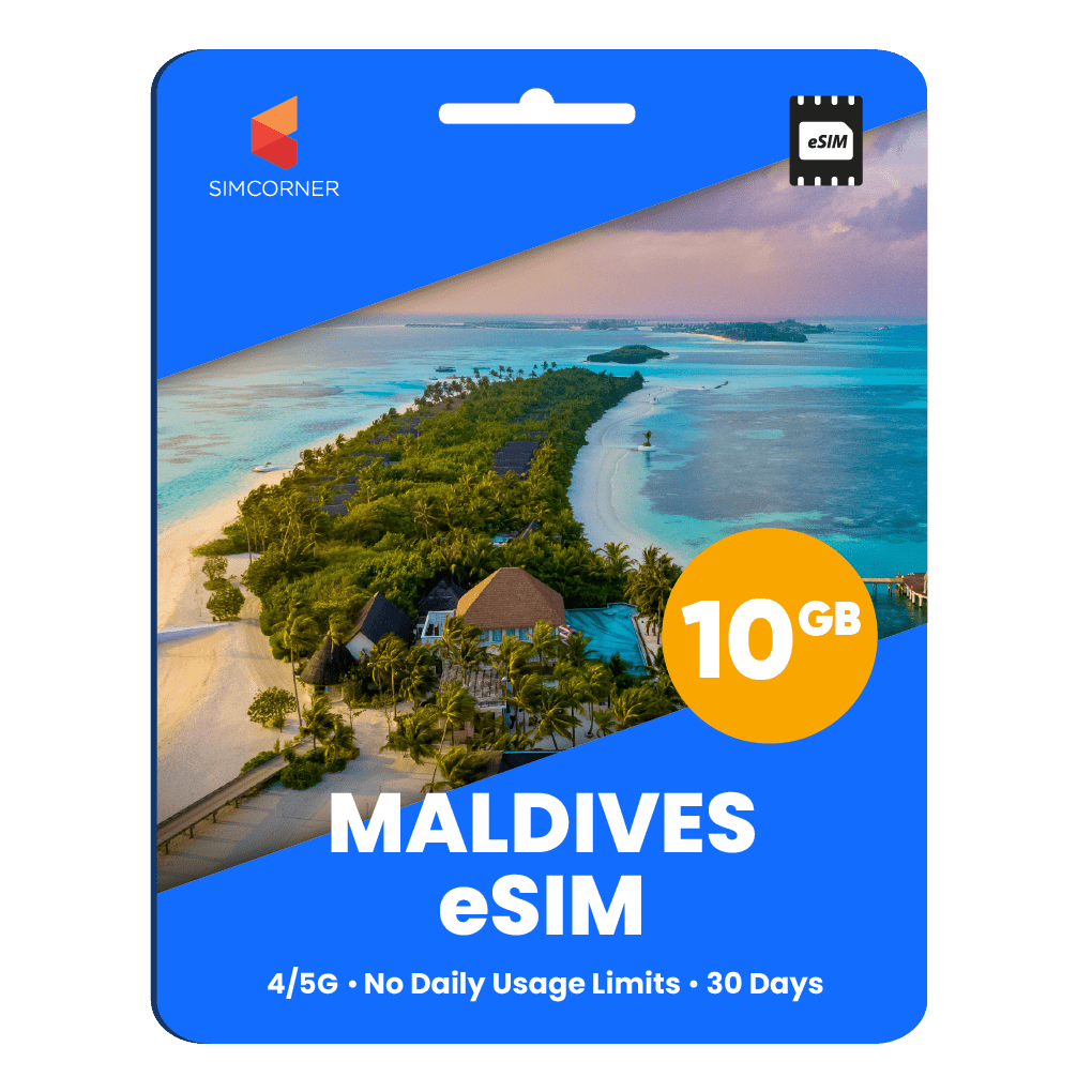 Maldives Data eSIM - SimCorner