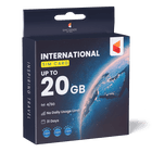 31 Day International Data Sim Card (20GB)