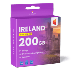 Republic of Ireland Travel Sim Card 200GB