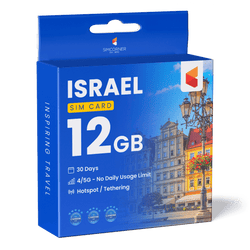 Israel Data SIM Card(12GB)