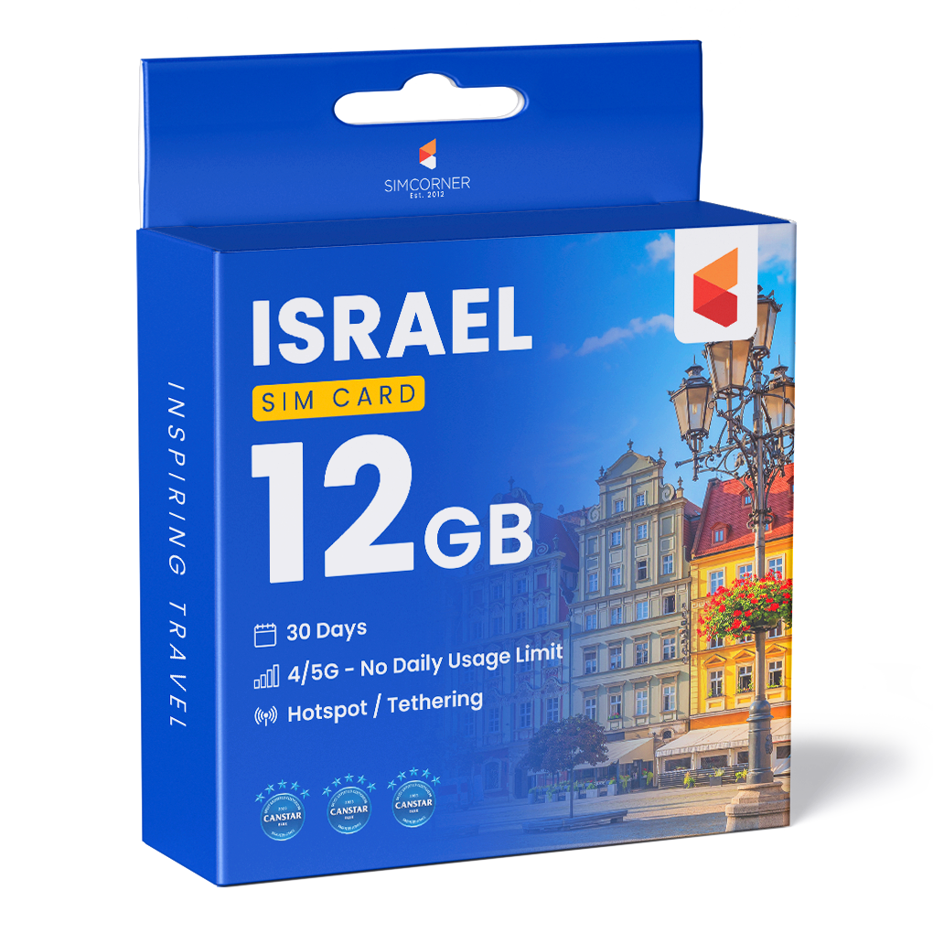Israel Data SIM Card(12GB)