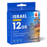 Thumbnail for Israel Data SIM Card(12GB)
