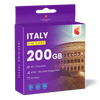 Italy Travel Sim Card 200GB