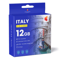 Italy Travel Sim Card (12GB)