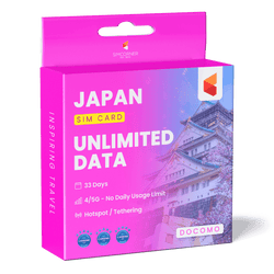 Prepaid Japan Unlimited Data SIM