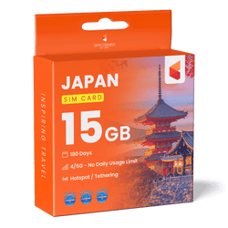 Prepaid Japan Sim Card (15GB)