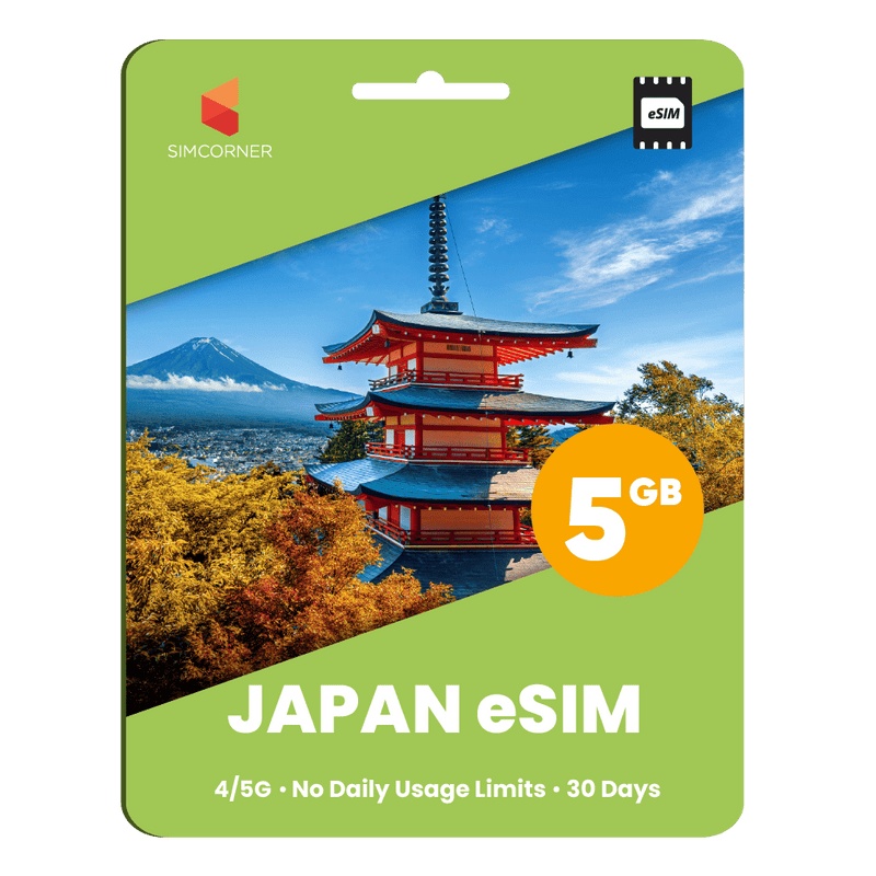 Tourist eSIM for Japan 100GB 30日間✖️3 eSIM] Japan eSIM for Travel | SimCorner