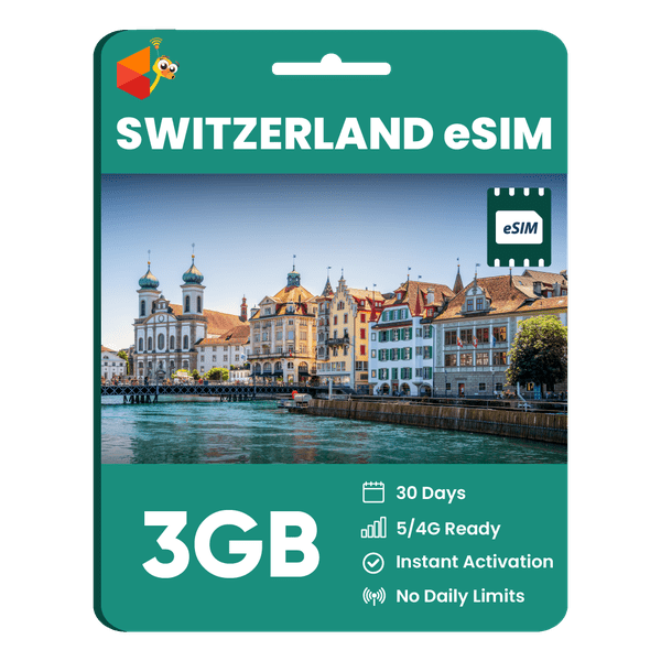 Switzerland Data eSIM - SimCorner