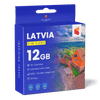 Latvia Travel Sim Card (12GB)
