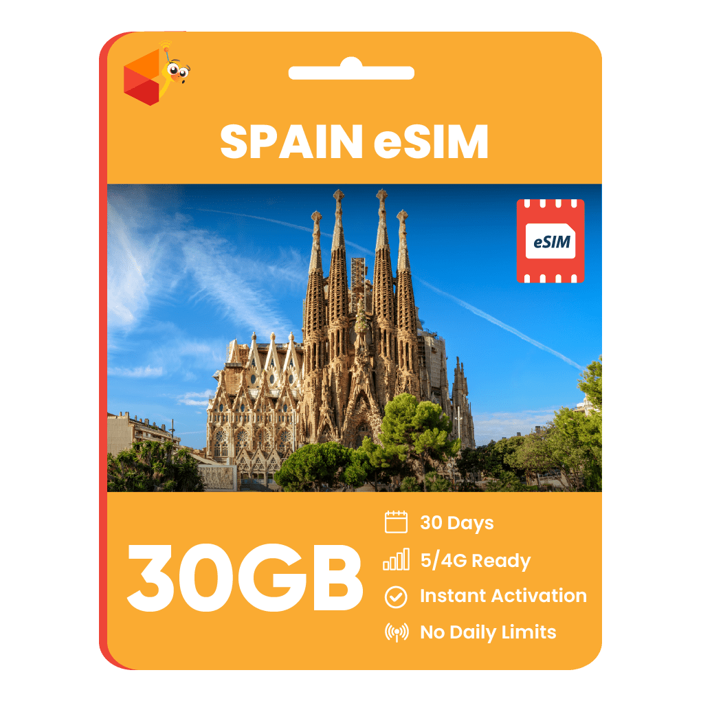 Spain Data eSIM - SimCorner