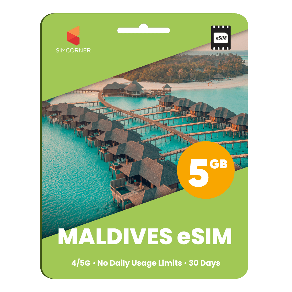Maldives Data eSIM - SimCorner
