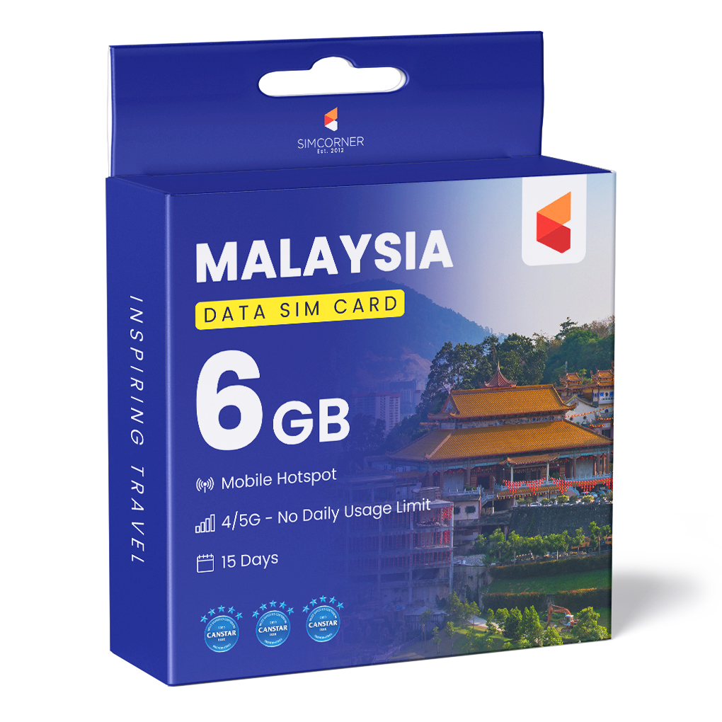 Malaysia Data SIM Card (15 Day - 6GB)