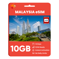 Thumbnail for [eSIM] Malaysia Data eSIM (10GB - 14 Days)