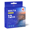 Malta Travel Sim Card (12GB)