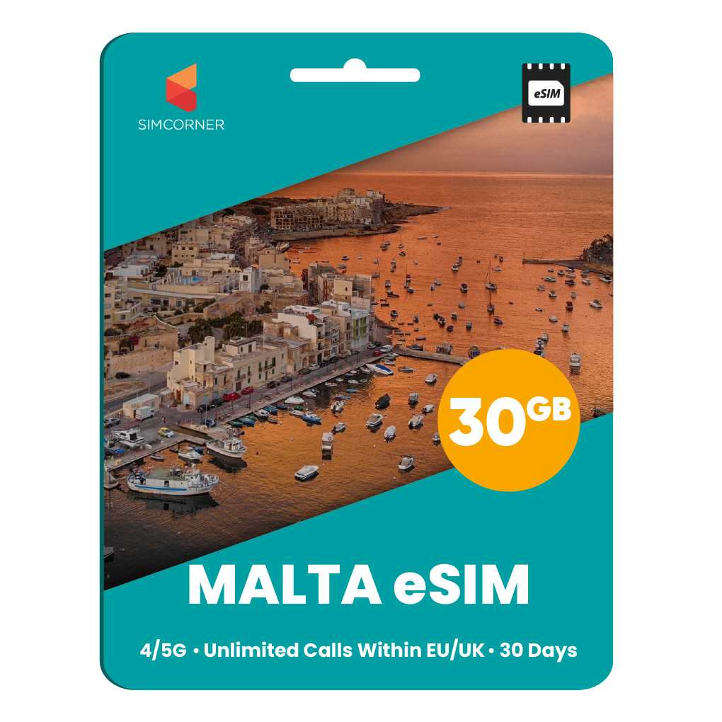 [eSIM] Malta eSim Card (30GB) - SimCorner