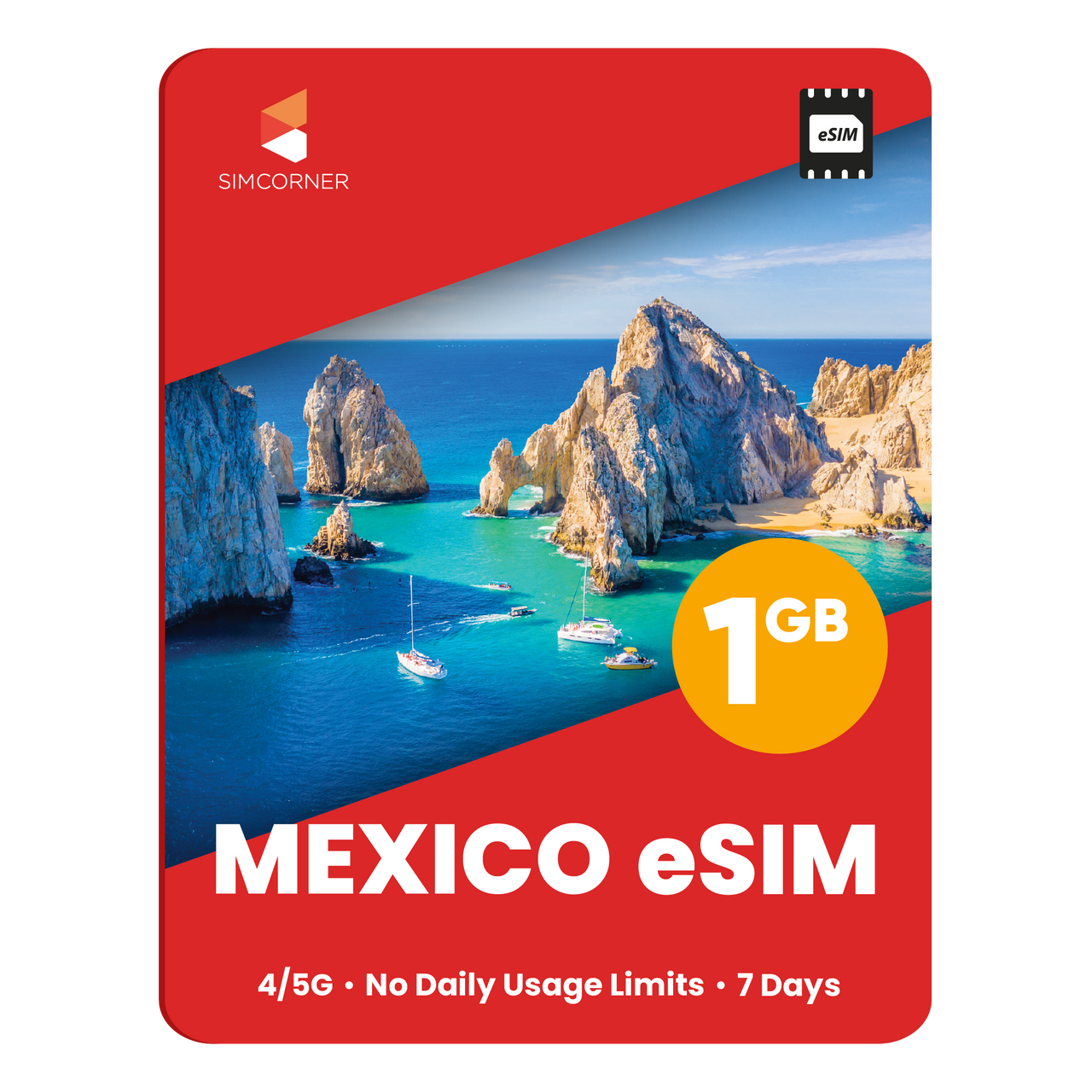 Mexico eSIM: 1GB - 7 Days
