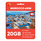 [eSIM] Morocco Data eSIM (20GB - 31 Days)