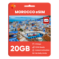 [eSIM] Morocco Data eSIM (20GB - 31 Days)